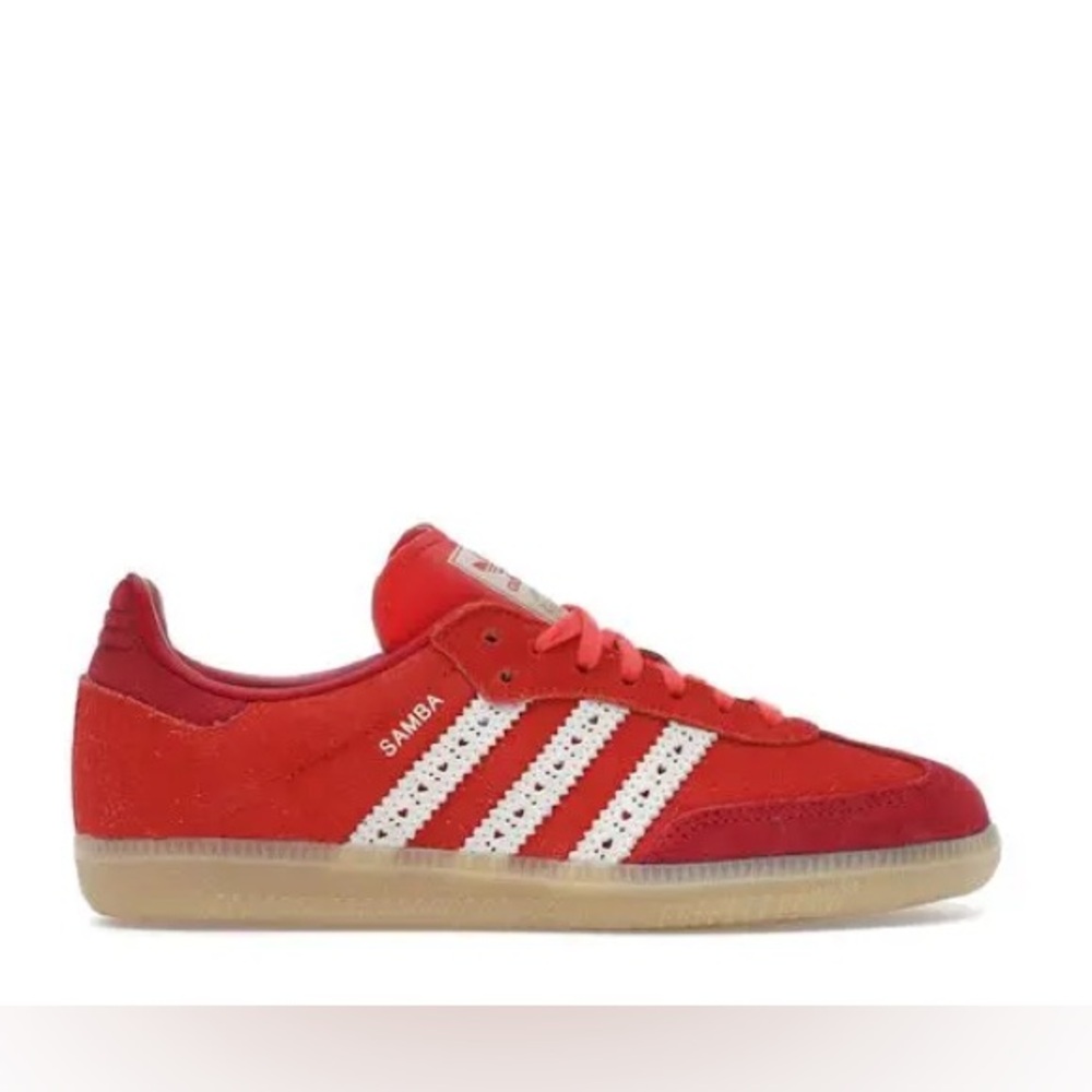ADIDAS SAMBA OG KIDS VALENTINE’S DAY SNEAKERS IN RED PINK 13 1 - Picture 2 of 13